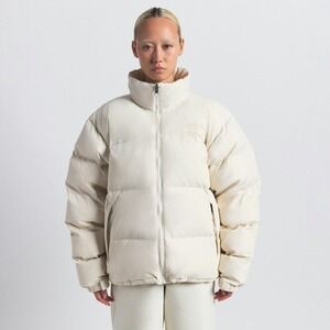 The North Face x SKIMS 96 Nuptse Jacket Bone Womens Medium NWT